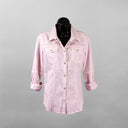 Teleria Zed Pacifica Over-Dyed Western Snap Shirt in Lavanda Old