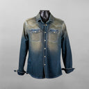 Teleria Roper Over-Dyed Western Snap Shirt in Cactus