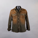 Teleria Roper Over-Dyed Western Snap Shirt in Desert